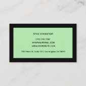 Modern Professional Minimalist Executive Generic Visitenkarte (Rückseite)