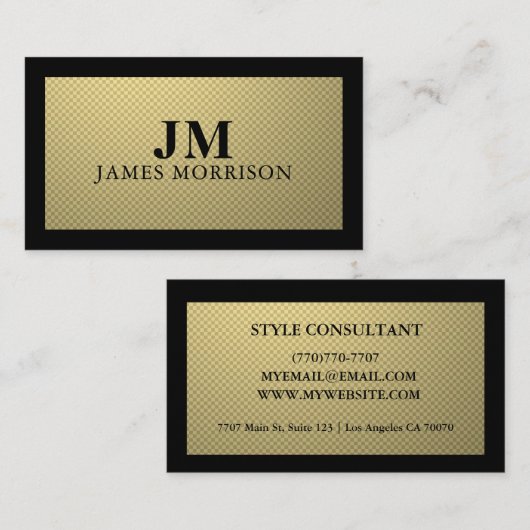 Modern Professional Minimalist Executive Generic Visitenkarte (Vorne/Hinten)