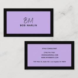 Modern Professional Minimalist Executive Generic Visitenkarte