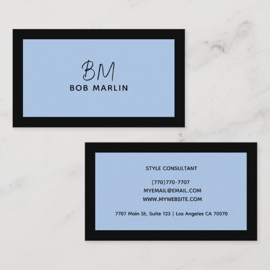 Modern Professional Minimalist Executive Generic Visitenkarte (Vorne/Hinten)