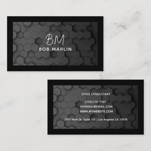 Modern Professional Minimalist Executive Generic Visitenkarte (Vorne/Hinten)