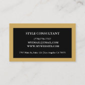 Modern Professional Minimalist Executive Generic Visitenkarte (Rückseite)