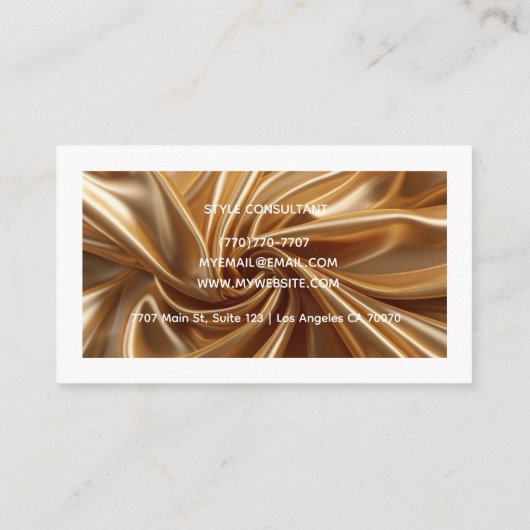 Modern Professional Minimalist Executive Generic Visitenkarte (Rückseite)