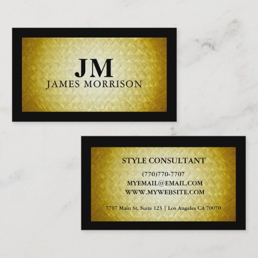 Modern Professional Minimalist Executive Generic Visitenkarte (Vorne/Hinten)