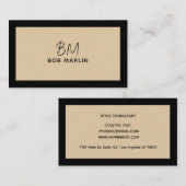 Modern Professional Minimalist Executive Generic Visitenkarte (Vorne/Hinten)