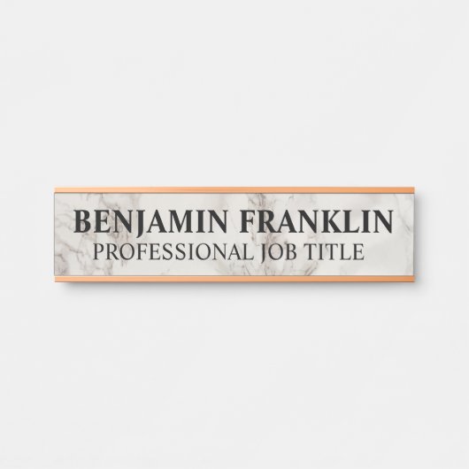 Modern Professional Office Door Sign Türschild (Vorderseite )