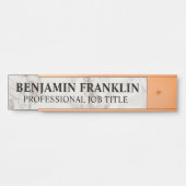 Modern Professional Office Door Sign Türschild (Vorderseite )