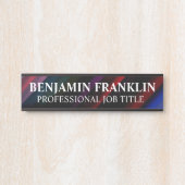 Modern Professional Office Door Sign Türschild (Vorderseite )