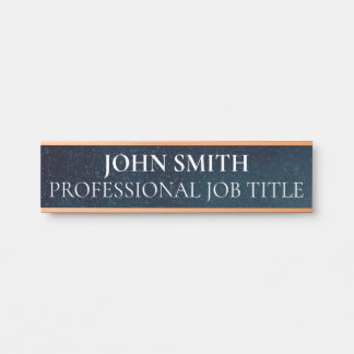 Modern Professional Office Door Sign Türschild