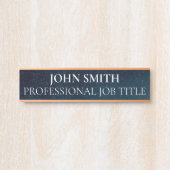 Modern Professional Office Door Sign Türschild (Vorderseite )