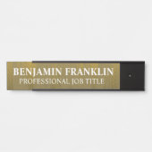 Modern Professional Office Door Sign Türschild (Vorderseite )