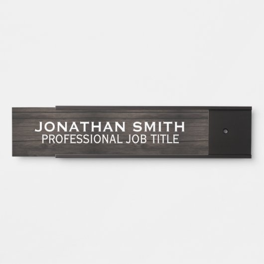 Modern Professional Office Door Sign Türschild (Vorderseite )