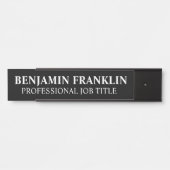 Modern Professional Office Door Sign Türschild (Vorderseite )