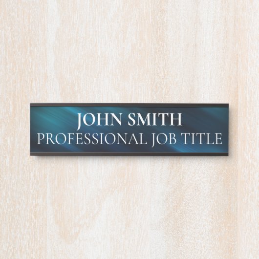 Modern Professional Office Door Sign Türschild (Vorderseite )
