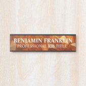 Modern Professional Office Door Sign Türschild (Vorderseite )