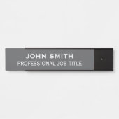 Modern Professional Office Door Sign Türschild (Vorderseite )