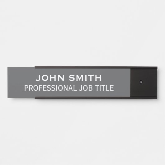 Modern Professional Office Door Sign Türschild (Vorderseite )