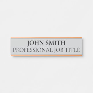 Modern Professional Office Door Sign Türschild