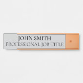 Modern Professional Office Door Sign Türschild (Vorderseite )