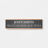 Modern Professional Office Door Sign Türschild (Vorderseite )