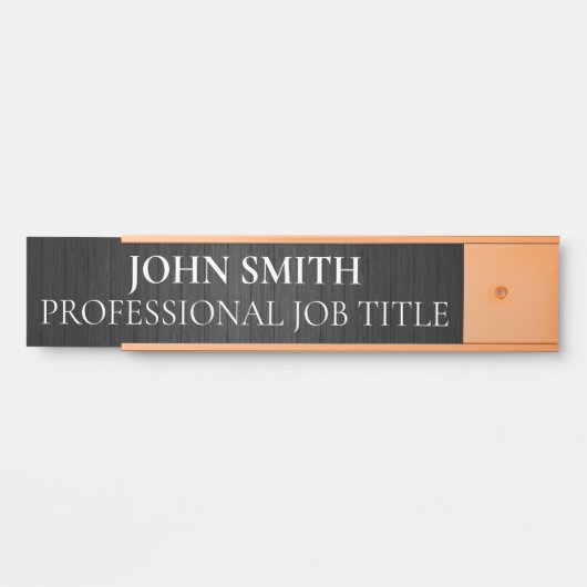 Modern Professional Office Door Sign Türschild (Vorderseite )