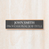 Modern Professional Office Door Sign Türschild (Vorderseite )