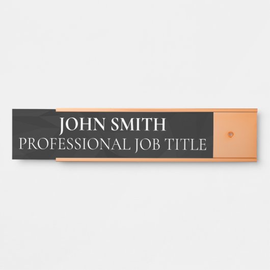 Modern Professional Office Door Sign Türschild (Vorderseite )