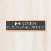 Modern Professional Office Door Sign Türschild (Vorderseite )