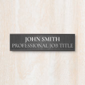 Modern Professional Office Door Sign Türschild (Vorderseite )