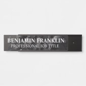 Modern Professional Office Door Sign Türschild (Vorderseite )