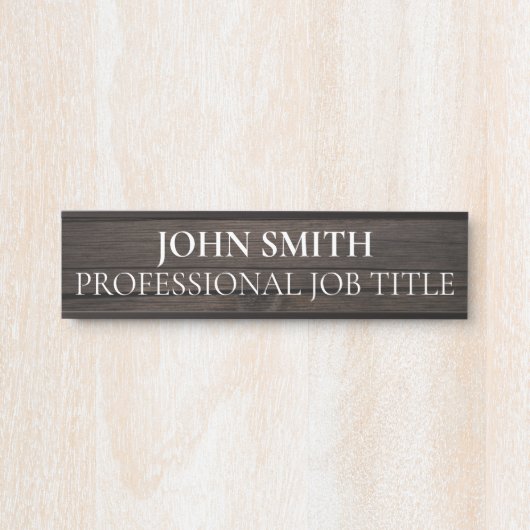 Modern Professional Office Door Sign Türschild (Vorderseite )