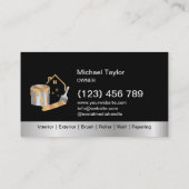 Modern Professional Paint Service Painting Service Visitenkarte (Rückseite)