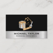 Modern Professional Painting Service Decoration Visitenkarte (Vorderseite)