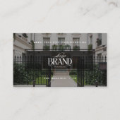 Modern Professional Photo Rental Property Logo Visitenkarte (Vorderseite)