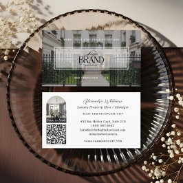 Modern Professional Photo Rental Property Logo Visitenkarte