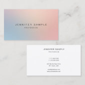 Modern Professional Simple Create Your Own Visitenkarte (Vorne/Hinten)