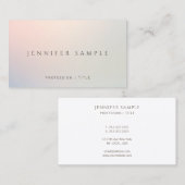 Modern Professional Simple Template Elegant Visitenkarte (Vorne/Hinten)