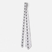 Modern Promotional Business Logo & Name Krawatte (Rückseite)