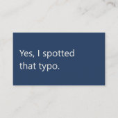 Modern Proofreader Freelance Writing Visitenkarte (Vorderseite)