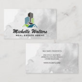 Modern Properties Architecture Logo Visitenkarte (Vorne/Hinten)