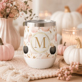 Modern Pumpkin Monogram - Personalisiert Initial