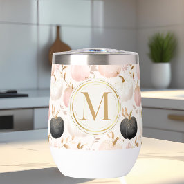 Modern Pumpkin Monogram - Personalisiert Initial