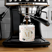 Modern Pumpkin Monogram - Personalisiert Initial Espressotasse