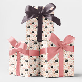 Modern Pumpkin Monogram - Personalisiert Initial Geschenkpapier