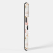 Modern Pumpkin Monogram - Personalisiert Initial iPhone Hülle (Rechte Seite)