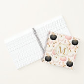 Modern Pumpkin Monogram - Personalisiert Initial n Notizblock (Innenseite)