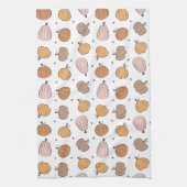 Modern Pumpkin Pattern - Küchentücher (Vertikal)