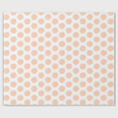Modern Pumpkin Pattern Orange White Geschenkpapier (Flach)
