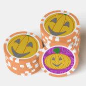 Modern Pumpkin Poker Chip (Stapel)