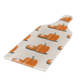 Modern Pumpkin Pumpkin Pie Muster Creme Schneidebrett (Ecke)